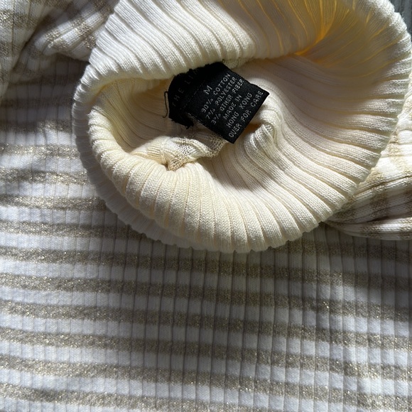 Limited Sparkly stripe Turtleneck- Like new - Picture 4 of 4